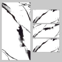 60x120 High Gloss Black Panda Tiles - Image 2